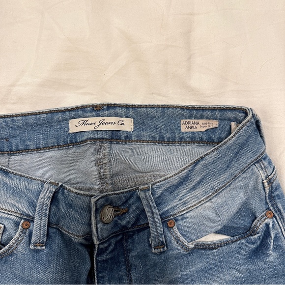 MAVI Adriana Ankle Mid-Rise Skinny Jeans - W25 - Picture 7 of 9